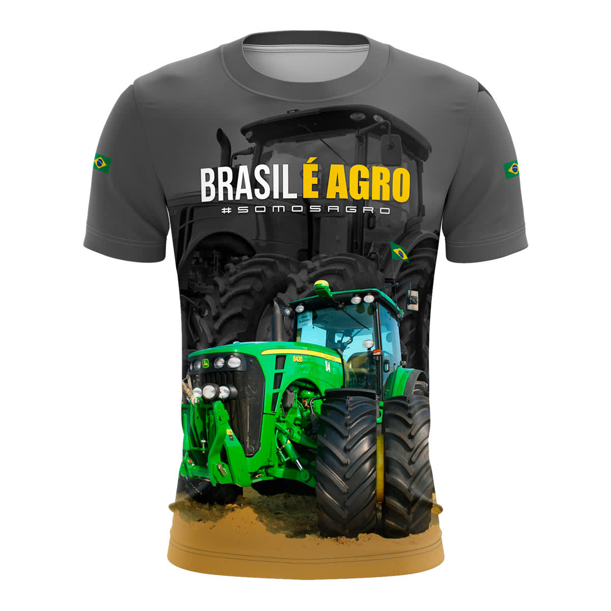 Camiseta Brk Brasil é Agro 03 com Proteção Solar UV50+ - Brk Agro