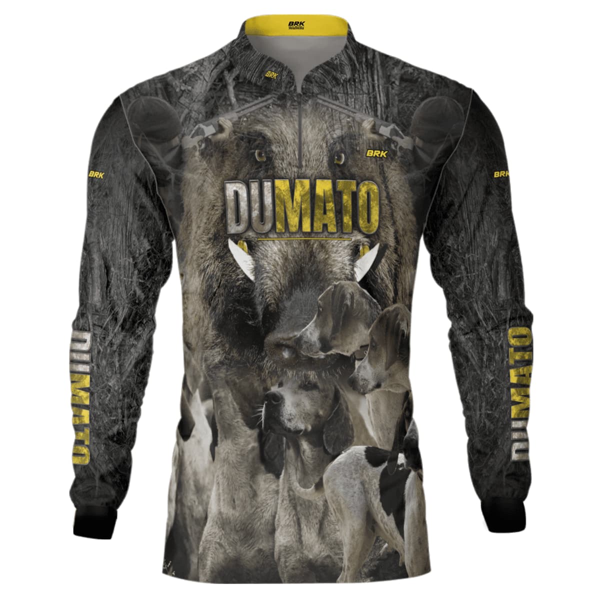 Camisa Agro Brk DuMato Javali FoxHound 2.0 com Proteção Solar UV50+ - Brk Agro