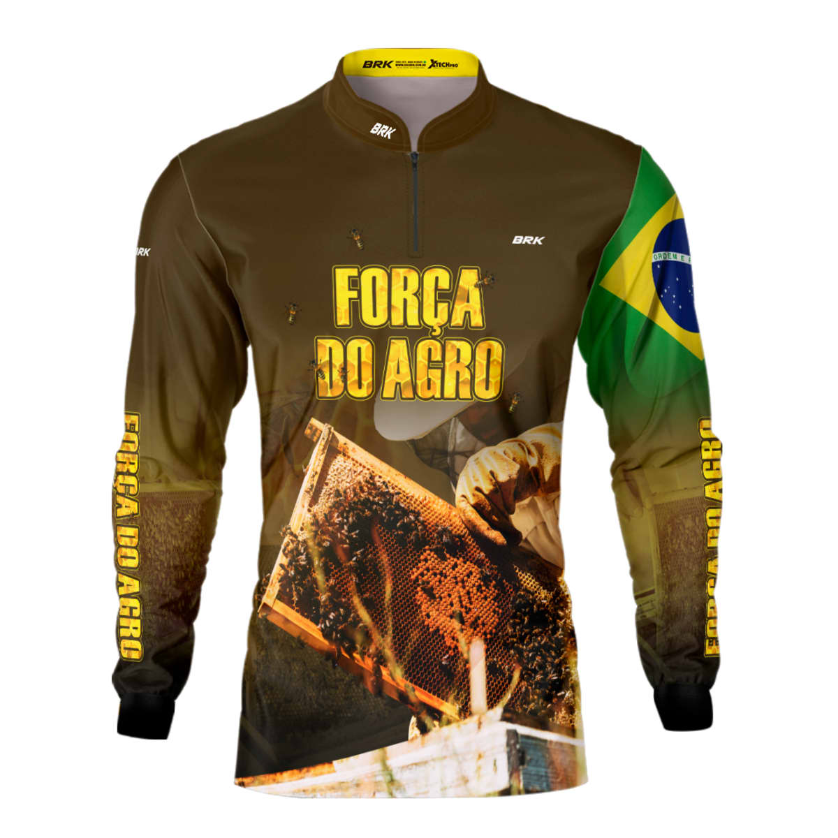Camisa Agro Brk Apicultor com Proteção Solar UV50+ - Brk Agro