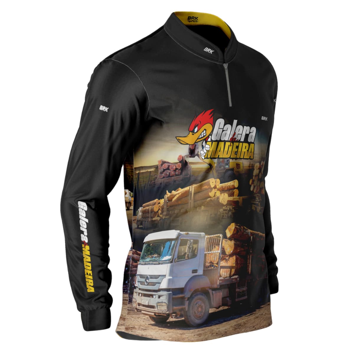 Camisa Agro Brk Madereiro com Proteção Solar UV50+ - Brk Agro