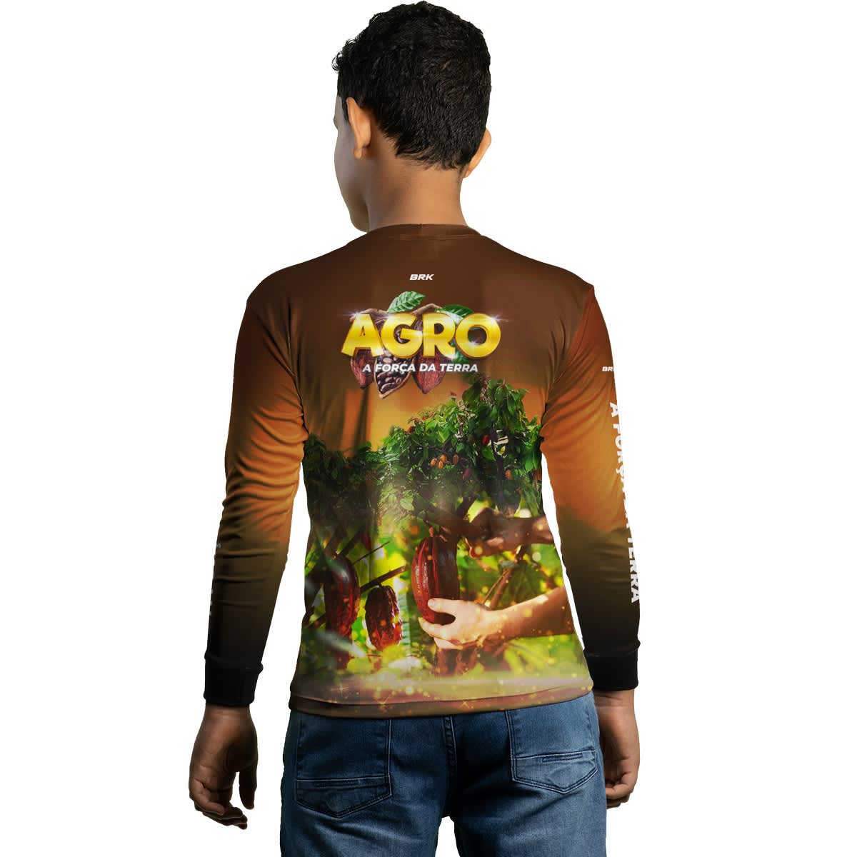 Camisa Agro Brk Cultivo de Cacau com Proteção Solar UV50+ - Brk Agro