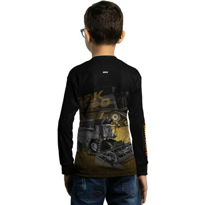 Camisa Agro Brk Preta Colheitadeira Ideal com Proteção Solar UV50+ - Brk Agro
