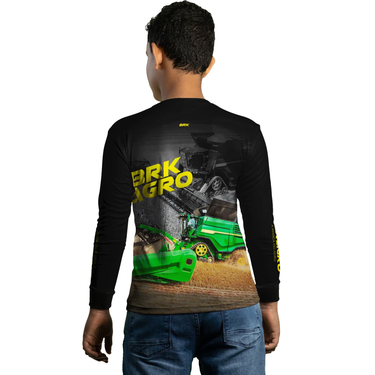Camisa Agro Brk Trator Colheitadeira X9 com Proteção Solar UV50+ - Brk Agro