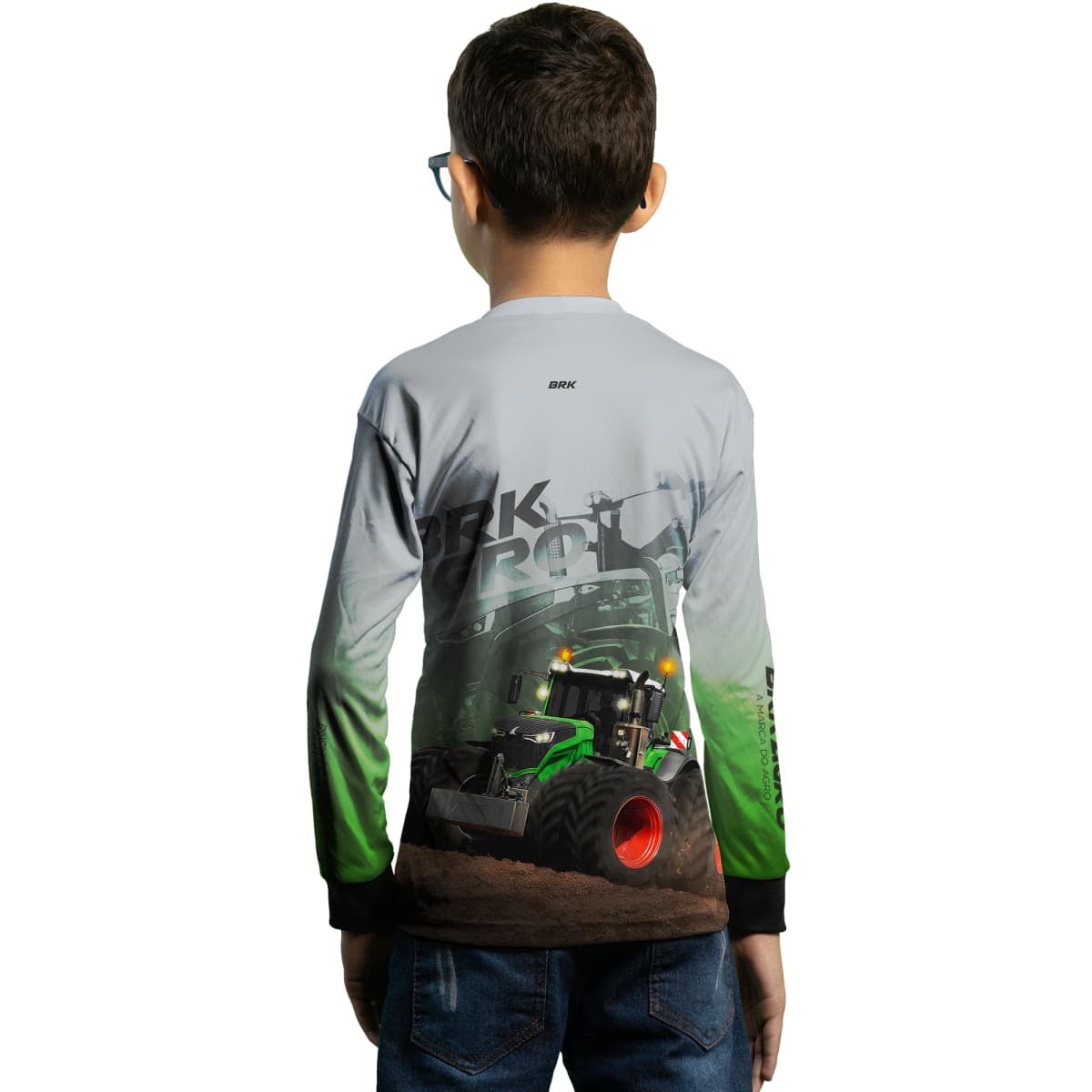 Camisa Agro Brk Trator Vario 1000 Clara com Proteção Solar UV50+ - Brk Agro