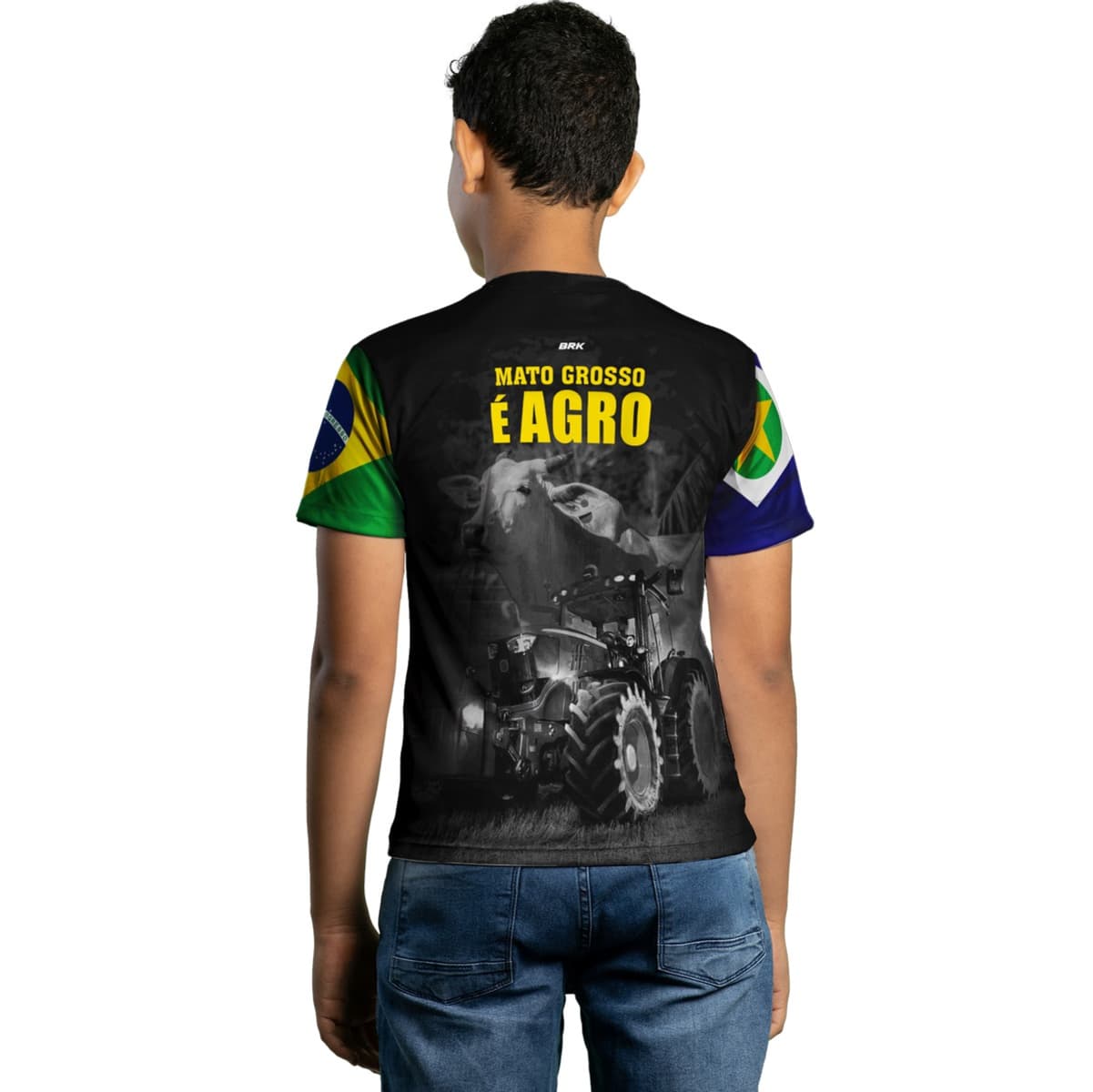 Camiseta Agro Brk Mato Grosso é Agro com UV50+ - Brk Agro