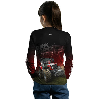 Camisa Agro Brk Trator 8S Vermelho Escura com Proteção Solar UV50+ - Brk Agro
