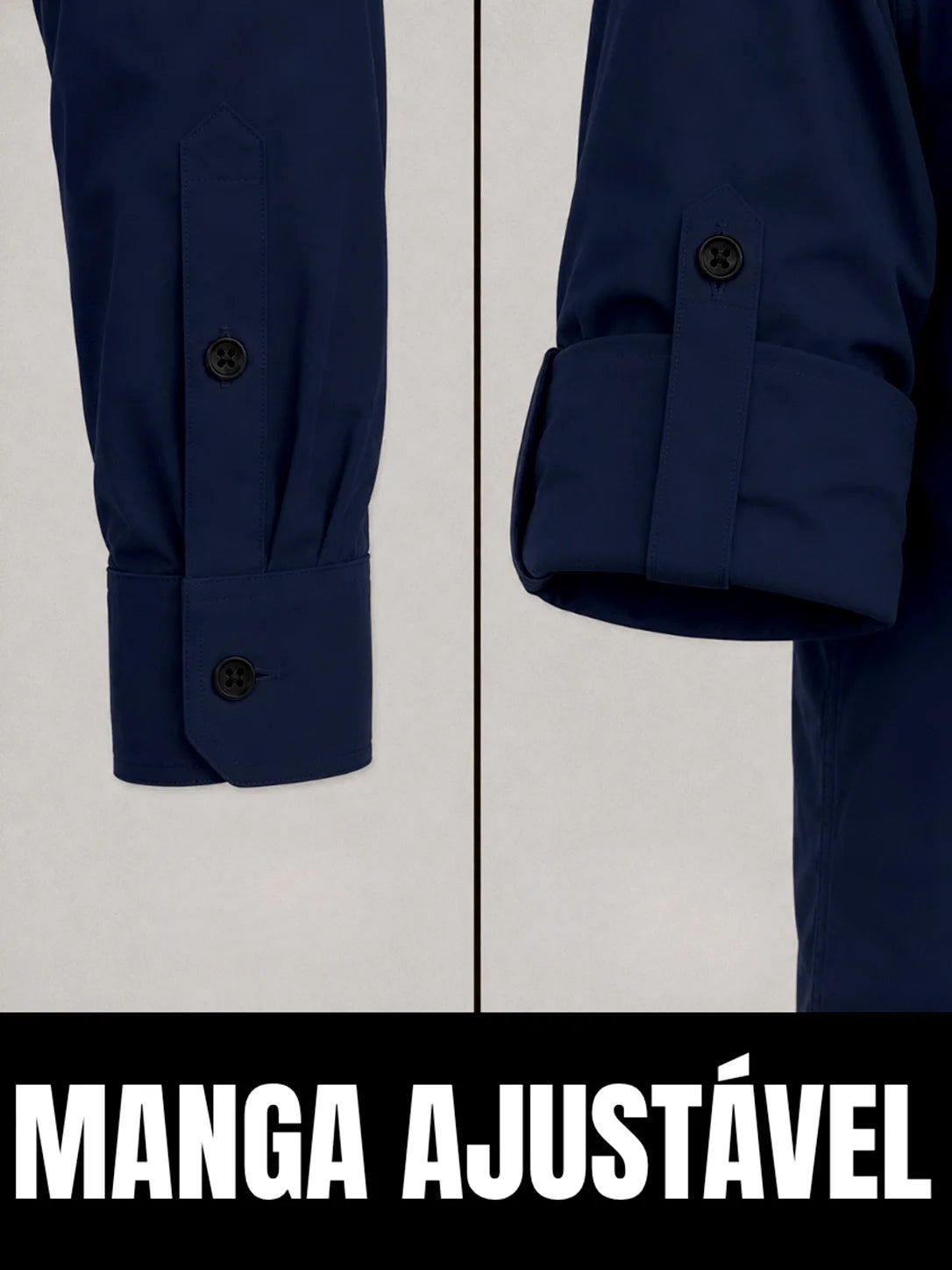 Camisa Work Azul Navy com Proteção UV50+