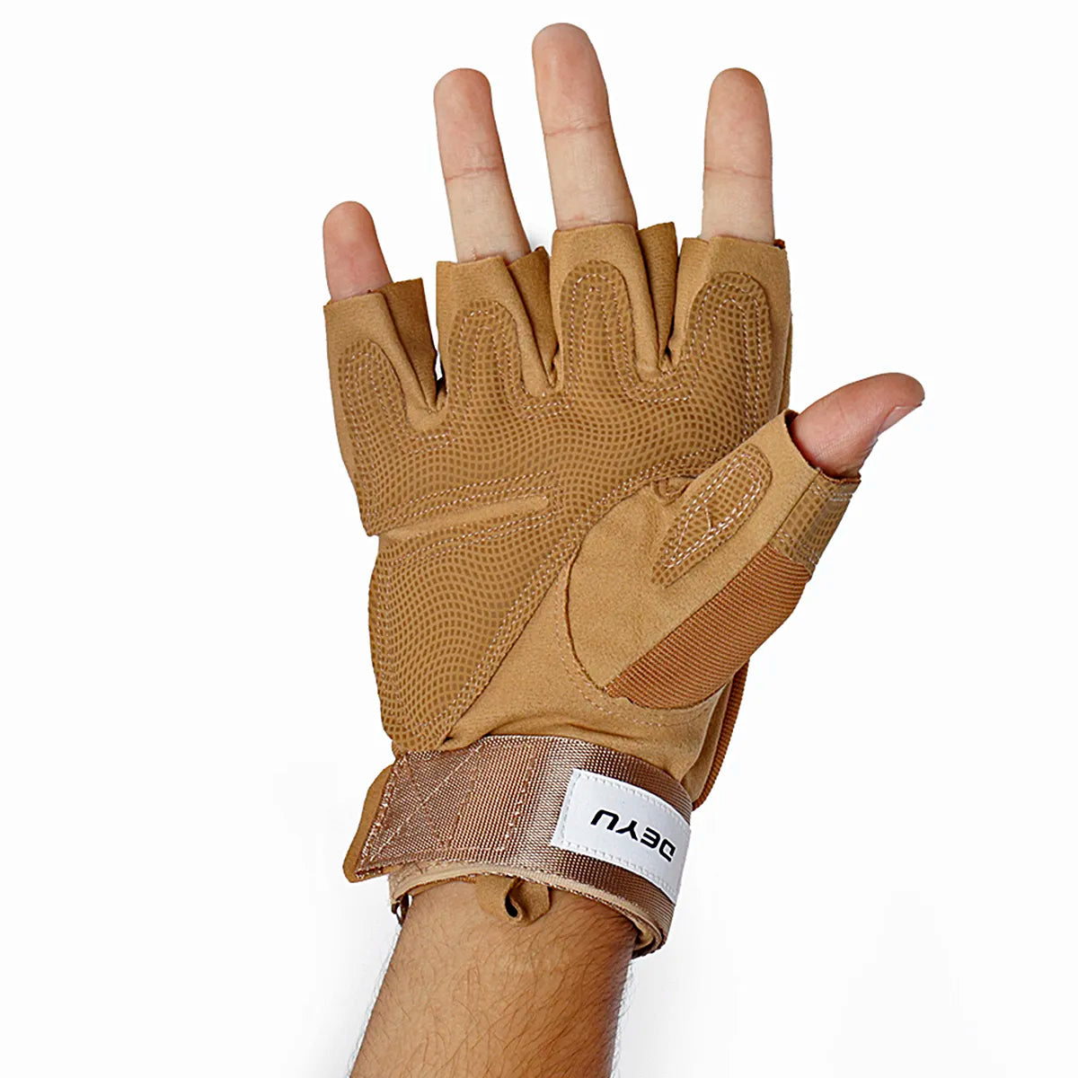 Luva Esportiva Tática Meio Dedo Dorsal - Brk Agro