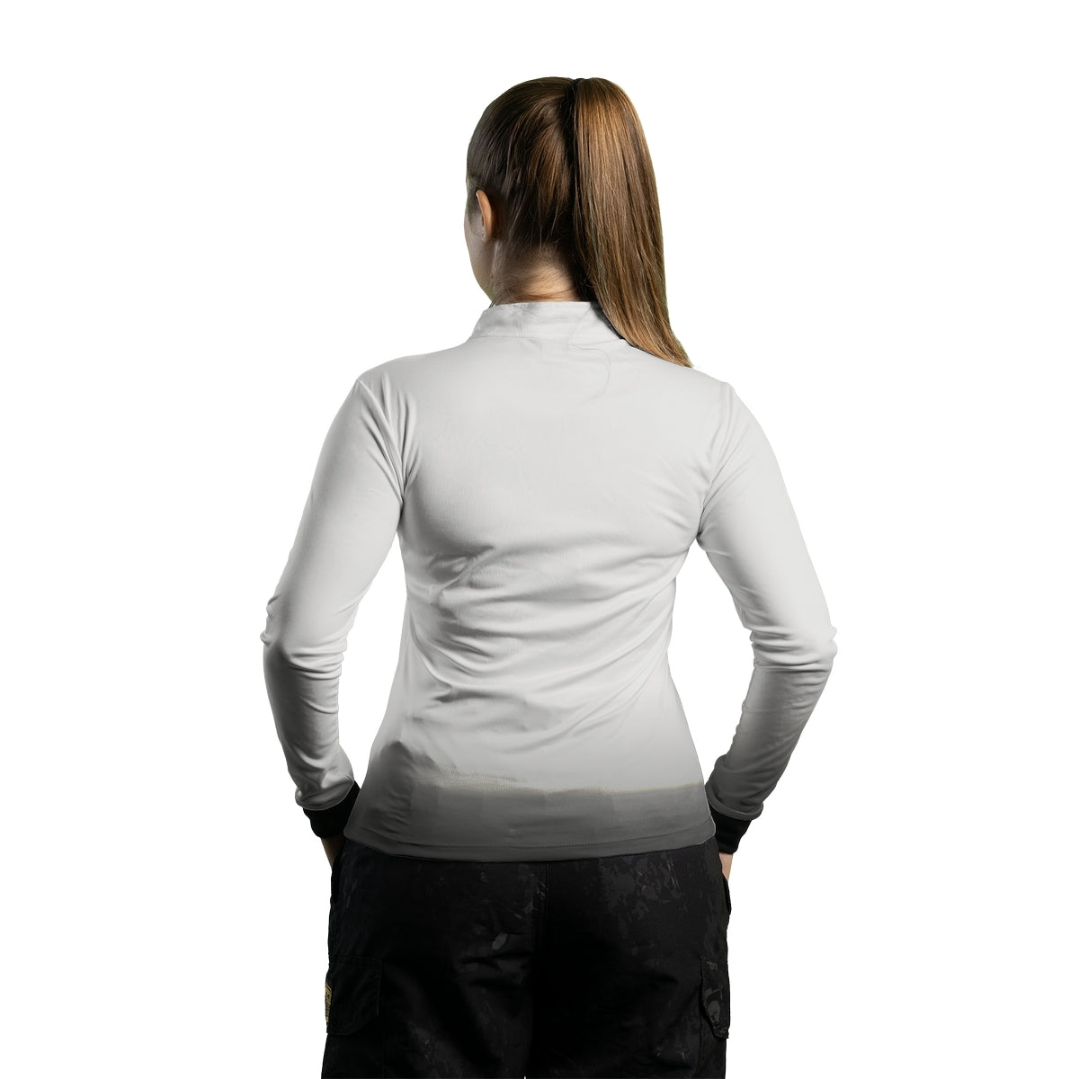 Camisa Feminina Brk Basic Cinza Claro com Proteção Solar UV50 Envio Imediato - Brk Agro
