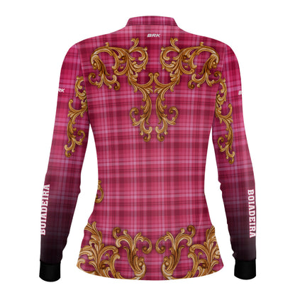 Camisa Agro Feminina Brk Boiadeira com Proteção Solar UV50+ - Brk Agro
