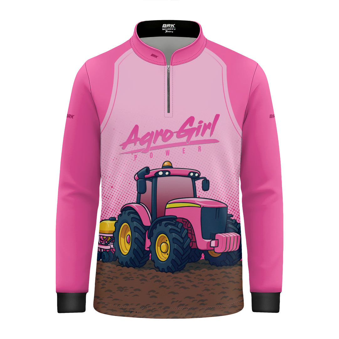 Camisa Agro Kids Brk Agrogirl com Proteção UV50 + Brinde