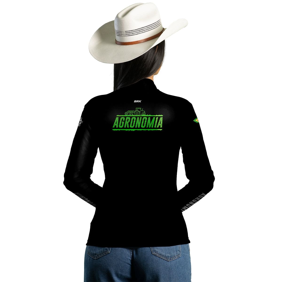 Camisa Feminina Agro Brk Agronomia V2 com Proteção Solar UV50+ - Brk Agro