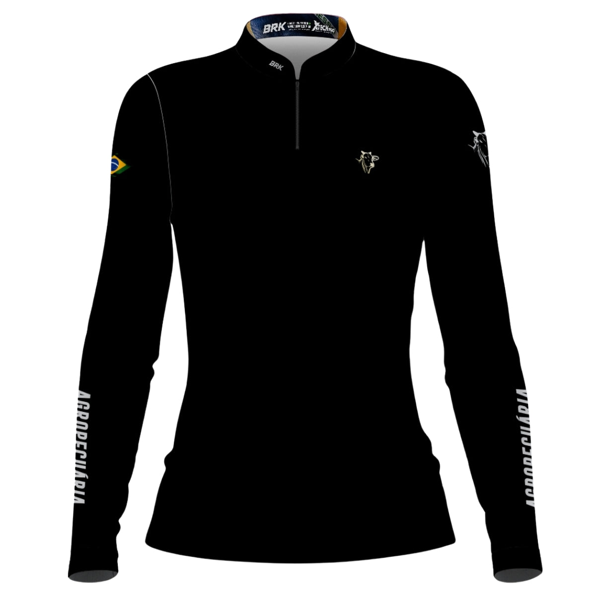 Camisa Feminina Agro Brk Agropecuária V2 com Proteção Solar UV50+ - Brk Agro