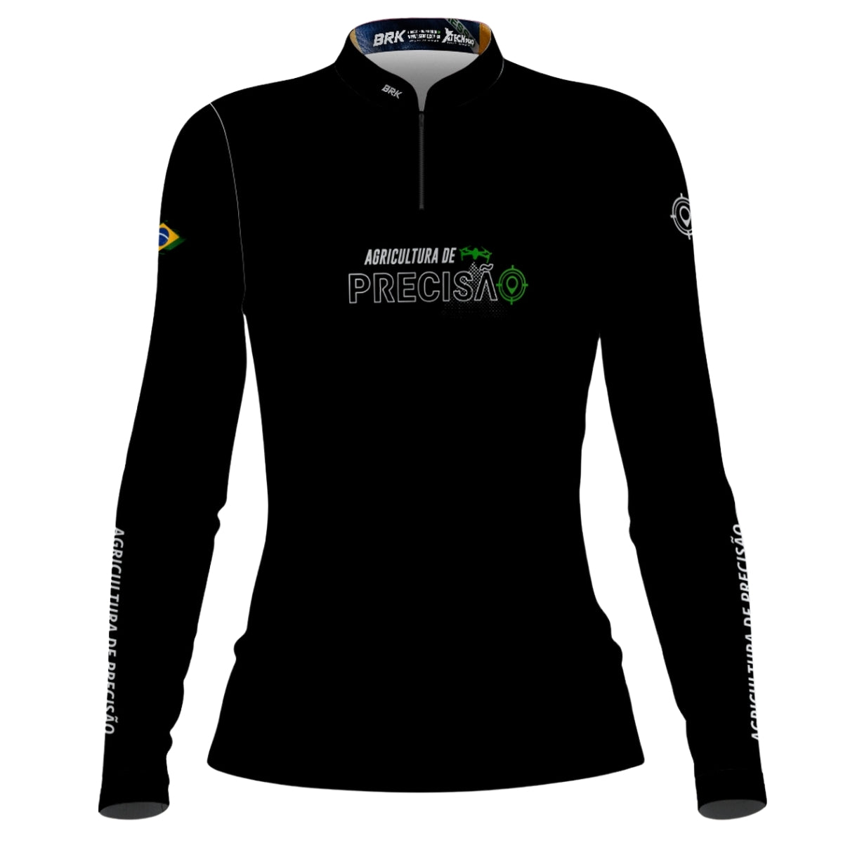 Camisa Feminina Agro Brk Agricultura de Precisão com Proteção Solar UV50+ - Brk Agro