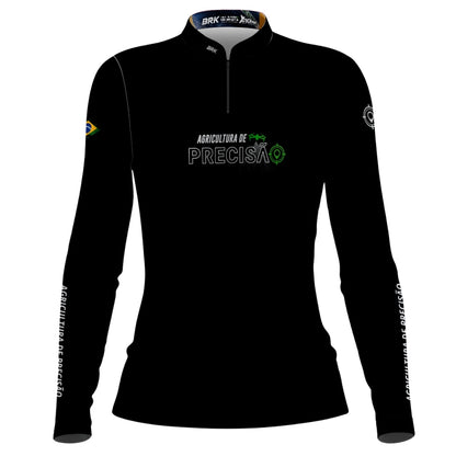 Camisa Feminina Agro Brk Agricultura de Precisão com Proteção Solar UV50+ - Brk Agro
