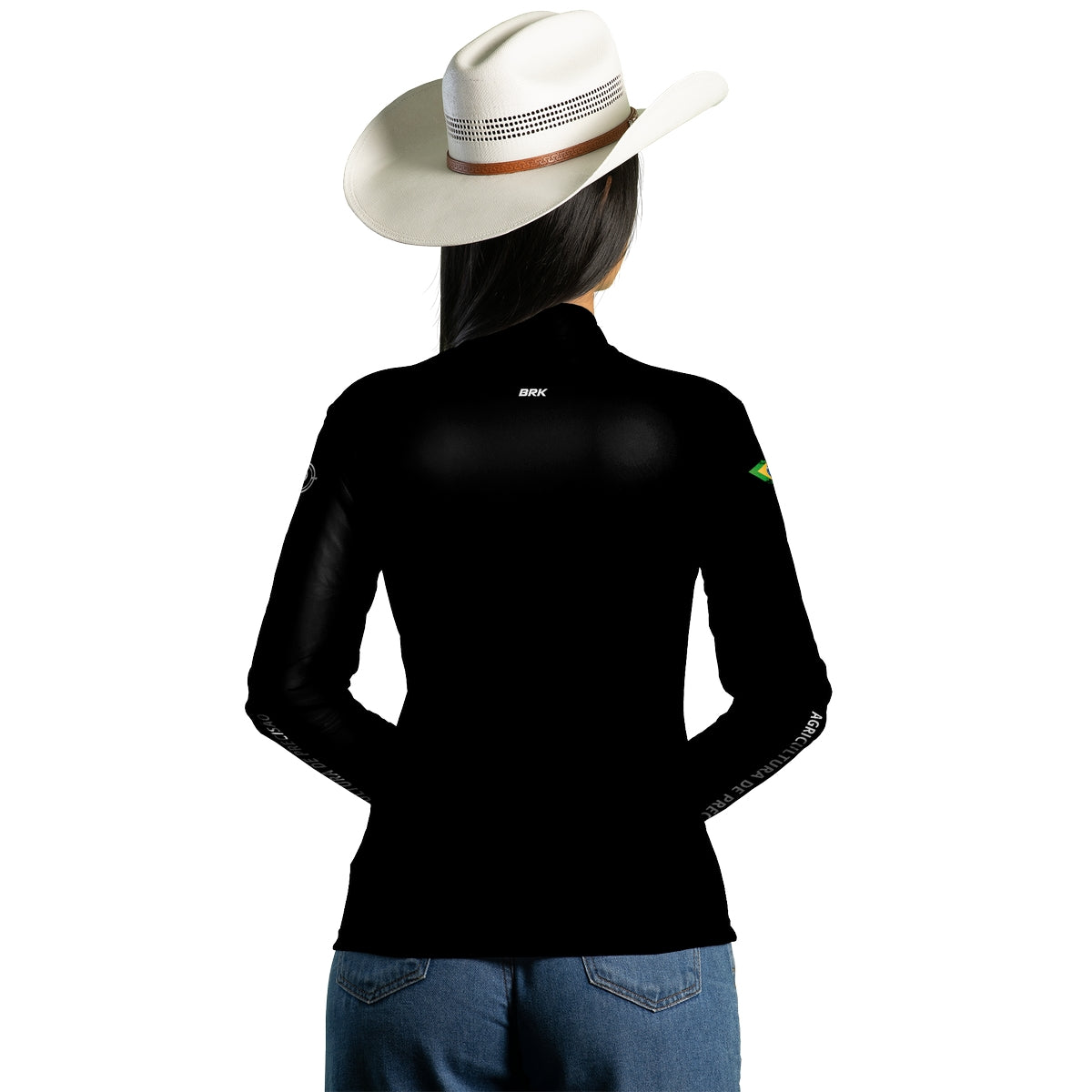 Camisa Feminina Agro Brk Agricultura de Precisão com Proteção Solar UV50+ - Brk Agro