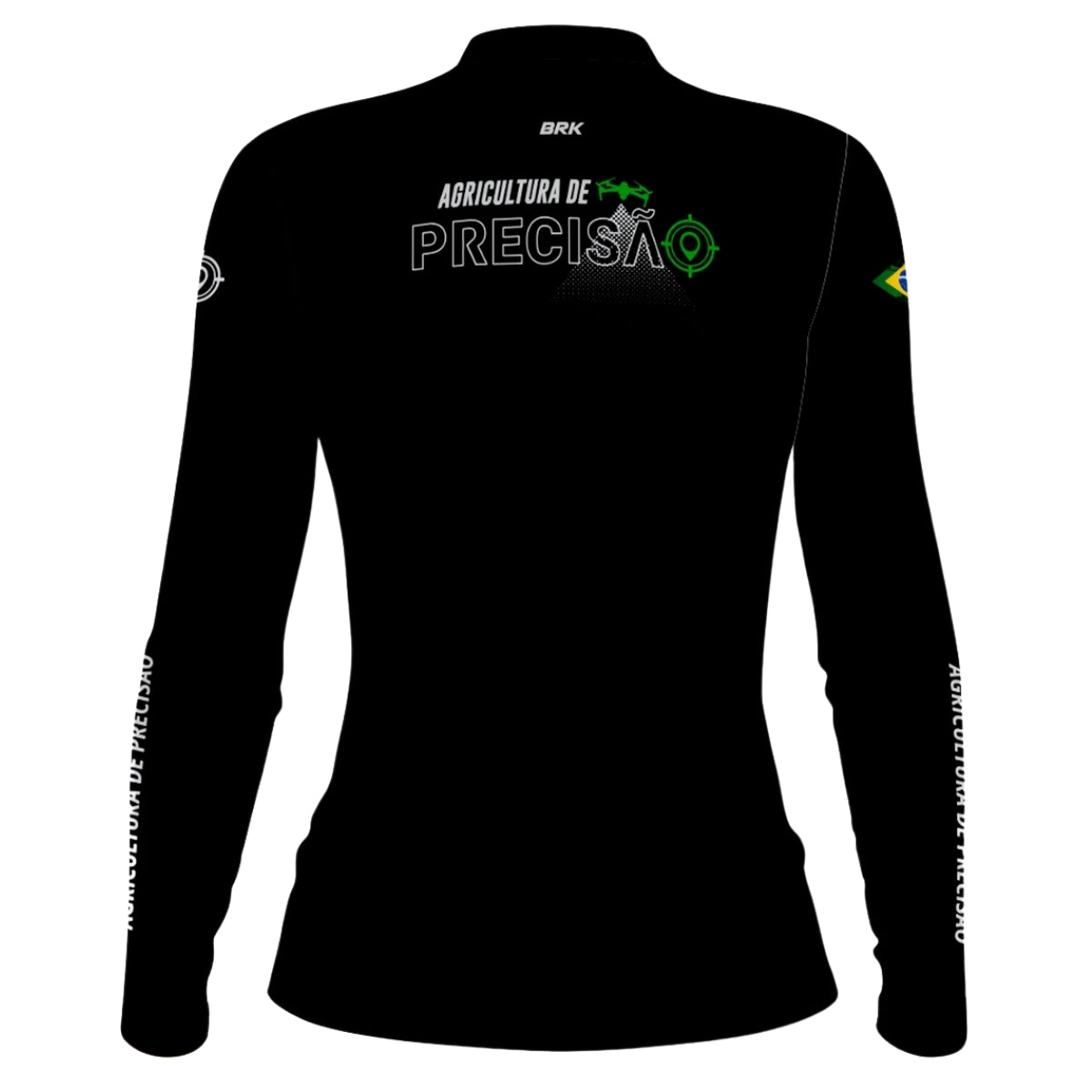 Camisa Feminina Agro Brk Agricultura de Precisão V2 com Proteção Solar UV50+ - Brk Agro