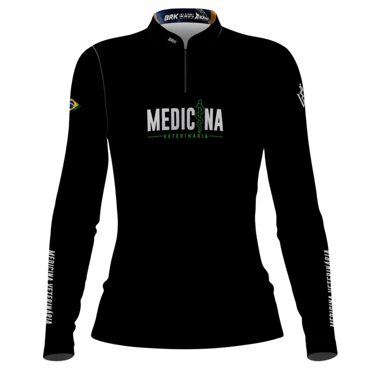 Camisa Feminina Agro Brk Medicina Veterinária com Proteção Solar UV50+ - Brk Agro