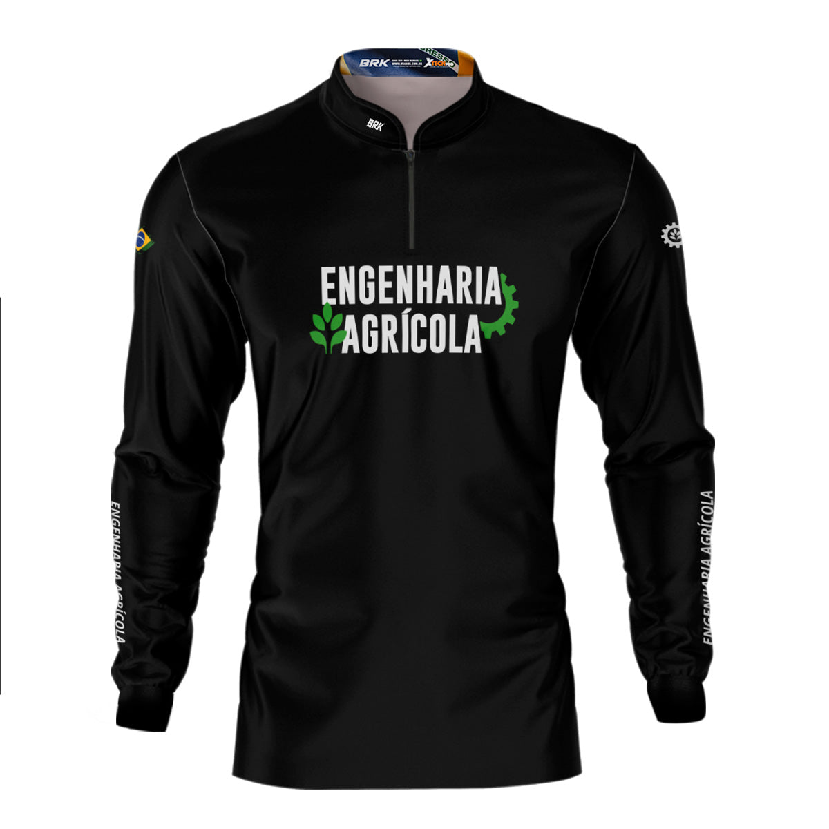 Camisa Agro Brk Engenharia Agrícola com Proteção Solar UV50+ - Brk Agro