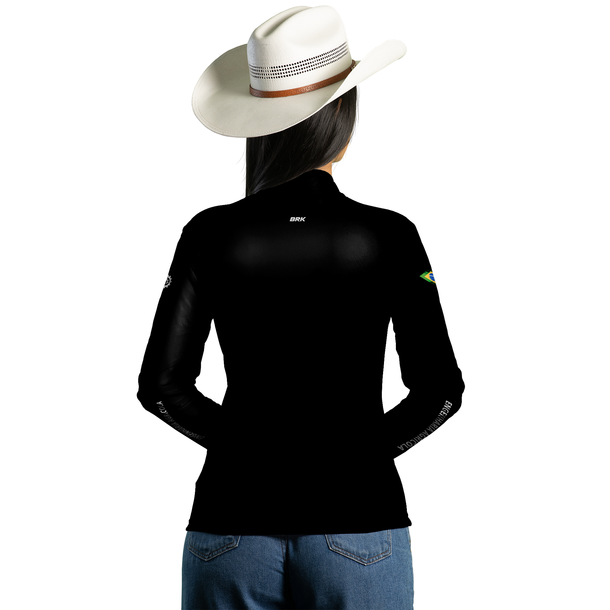Camisa Feminina Agro Brk Engenharia Agrícola com Proteção Solar UV50+ - Brk Agro
