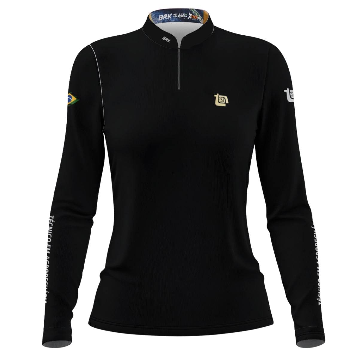 Camisa Feminina Agro Brk Técnico em Agropecuária V2 com Proteção Solar UV50+ - Brk Agro