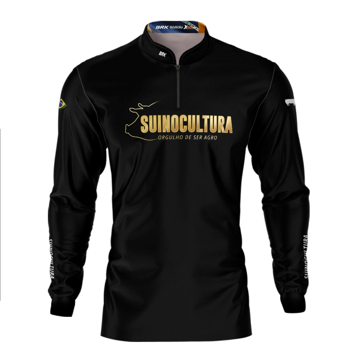 Camisa Agro Brk Suinocultura V2 com Proteção Solar UV50+ - Brk Agro