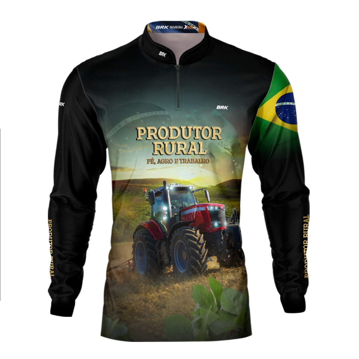 Camisa Agro Brk Produtor Rural com Proteção Solar UV50+ - Brk Agro