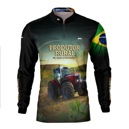 Camisa Agro Brk Produtor Rural com Proteção Solar UV50+ - Brk Agro