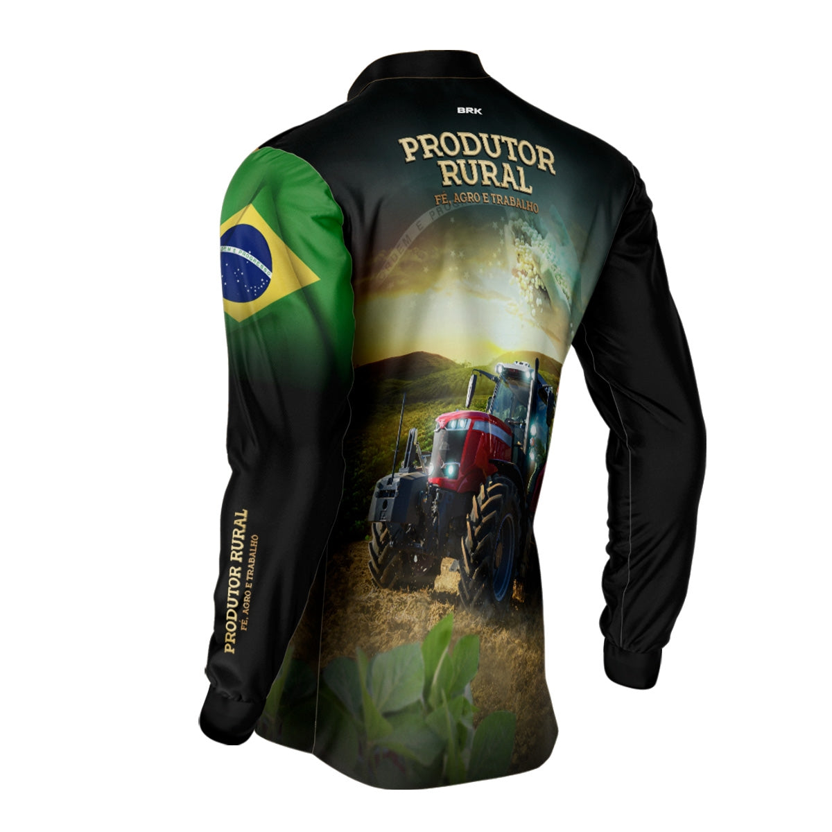 Camisa Agro Brk Produtor Rural com Proteção Solar UV50+ - Brk Agro