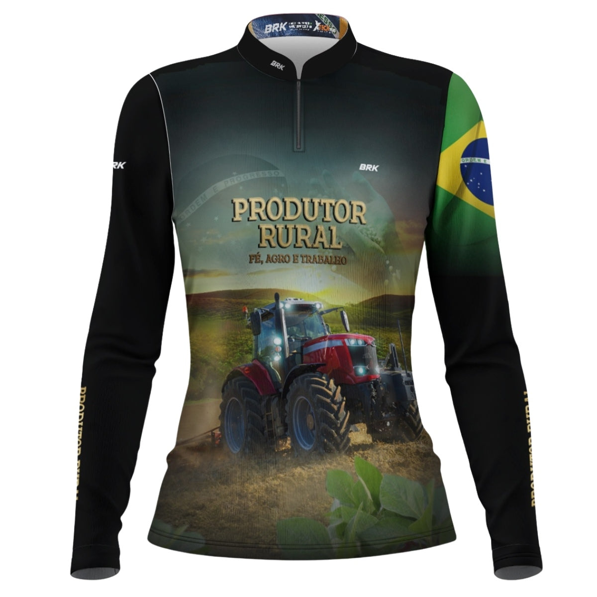Camisa Feminina Agro Brk Produtor Rural com Proteção Solar UV50+ - Brk Agro