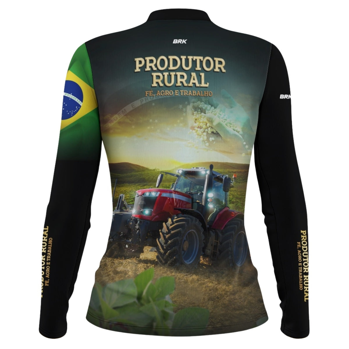 Camisa Feminina Agro Brk Produtor Rural com Proteção Solar UV50+ - Brk Agro