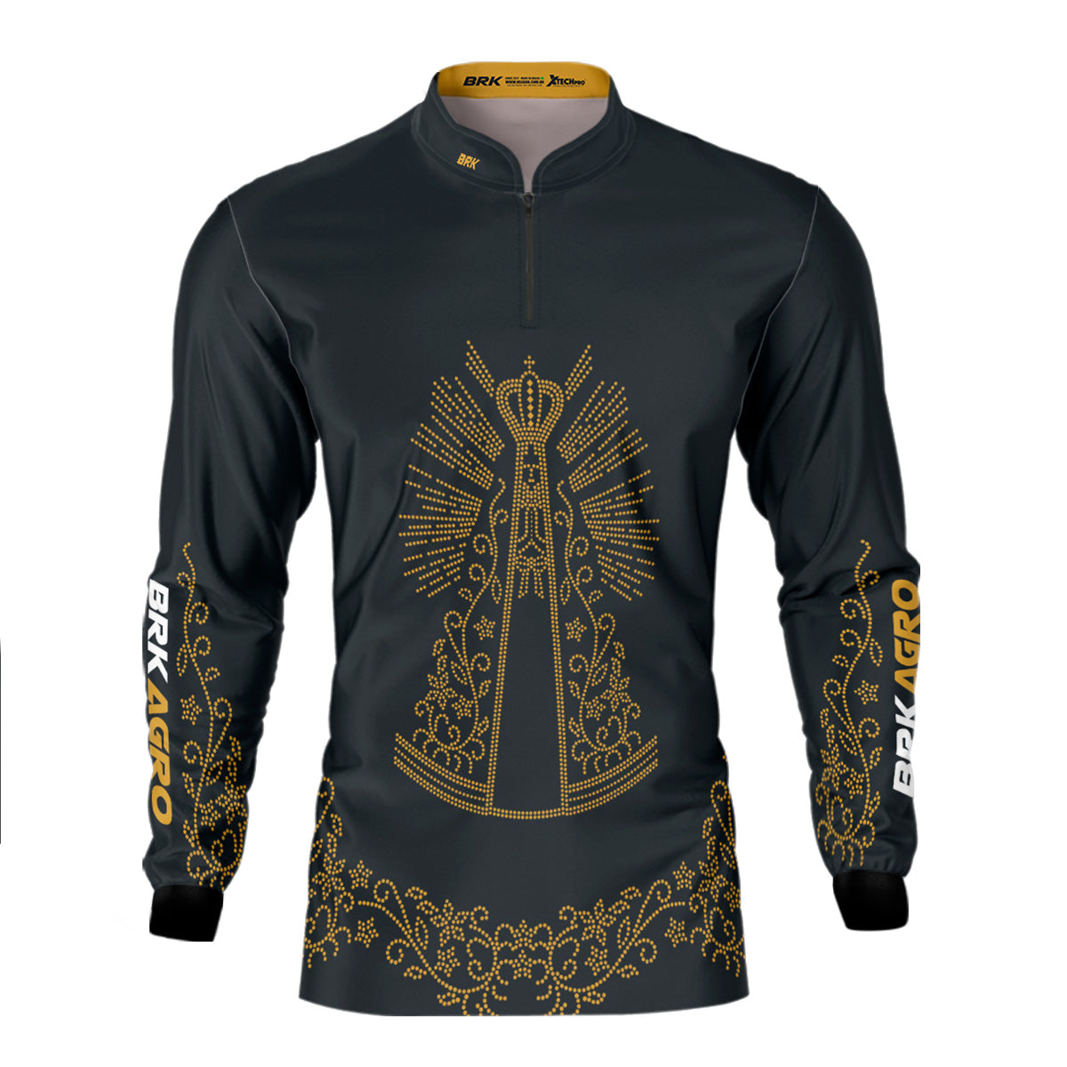 Camisa Agro Brk Nossa Senhora Aparecida Strass com Proteção Solar UV50+