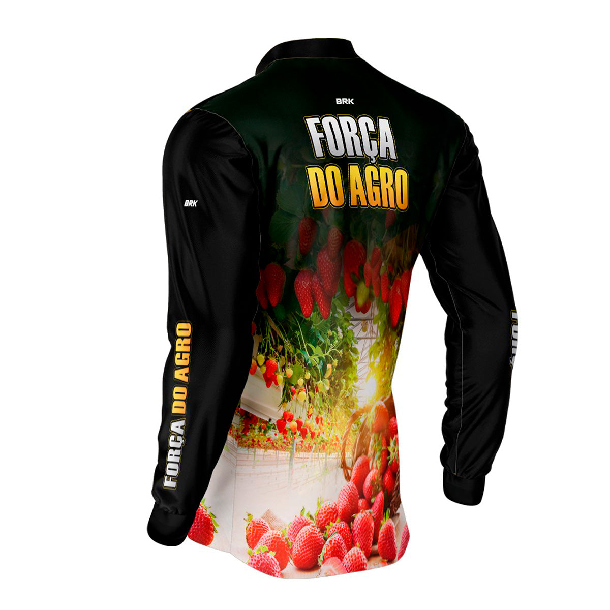 Camisa Agro Brk Força do Agro Morango com UV50+ - Brk Agro