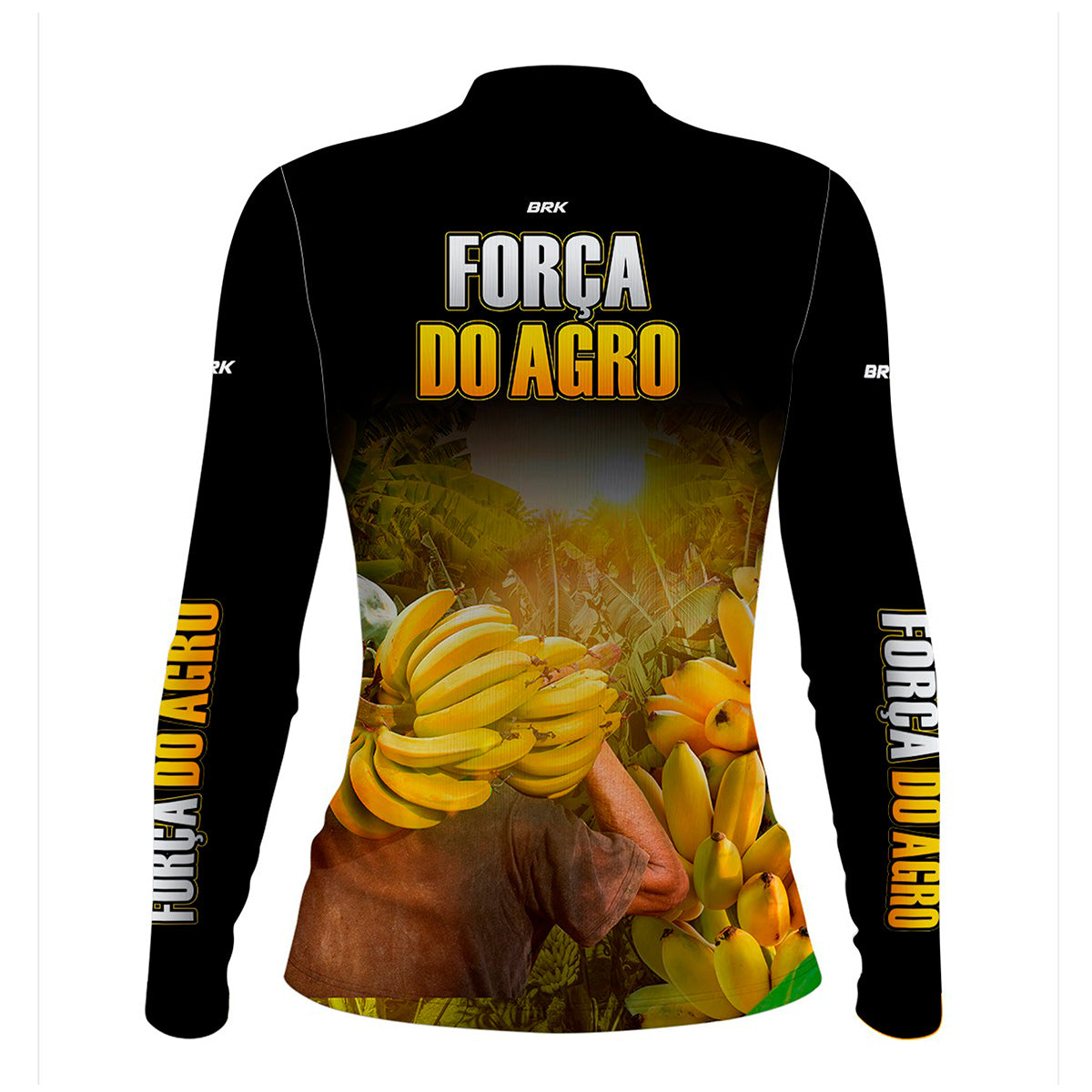 Camisa Feminina Agro Brk A Força do Agro Produtor de Banana com UV50+ - Brk Agro