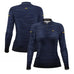Camisa Agro Feminina Brk Mescla Azul Escuro com Proteção Solar UV50+ - Brk Agro