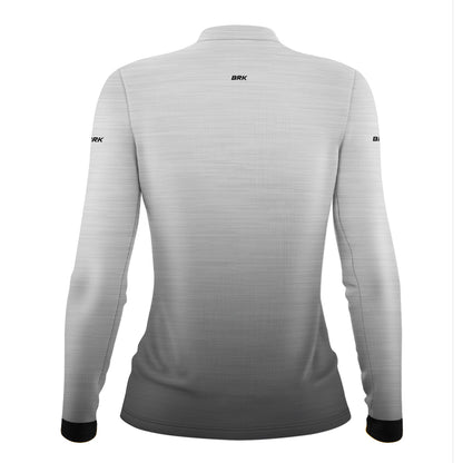 Camisa Agro Feminina Brk Mescla Branca com Proteção Solar UV50+ - Brk Agro