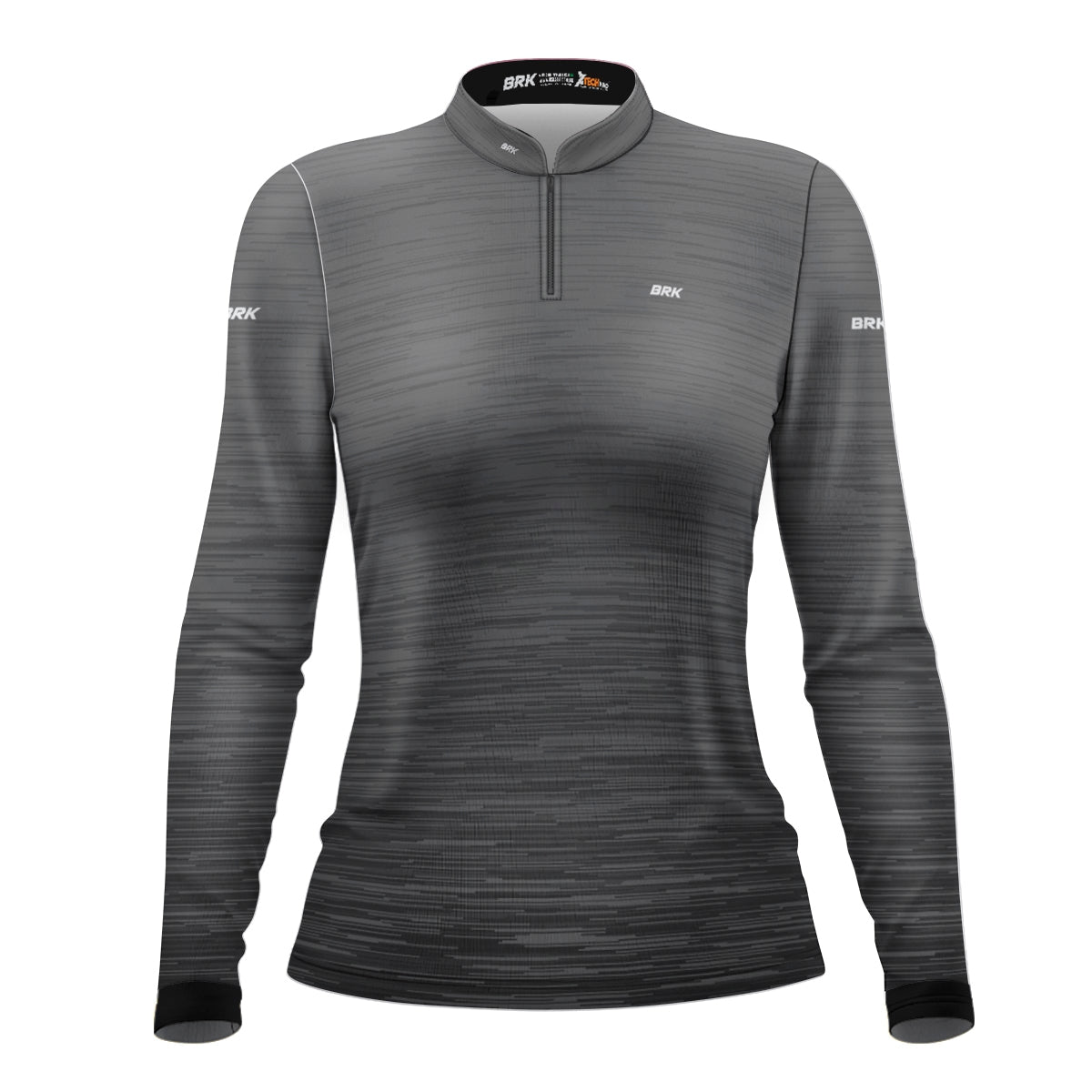 Camisa Agro Feminina Brk Mescla Cinza com Proteção Solar UV50+ - Brk Agro