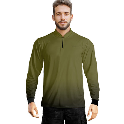 Camisa Agro Brk Unissex Basic Verde Musgo com Proteção Solar UV50+ Envio Imediato - Brk Agro
