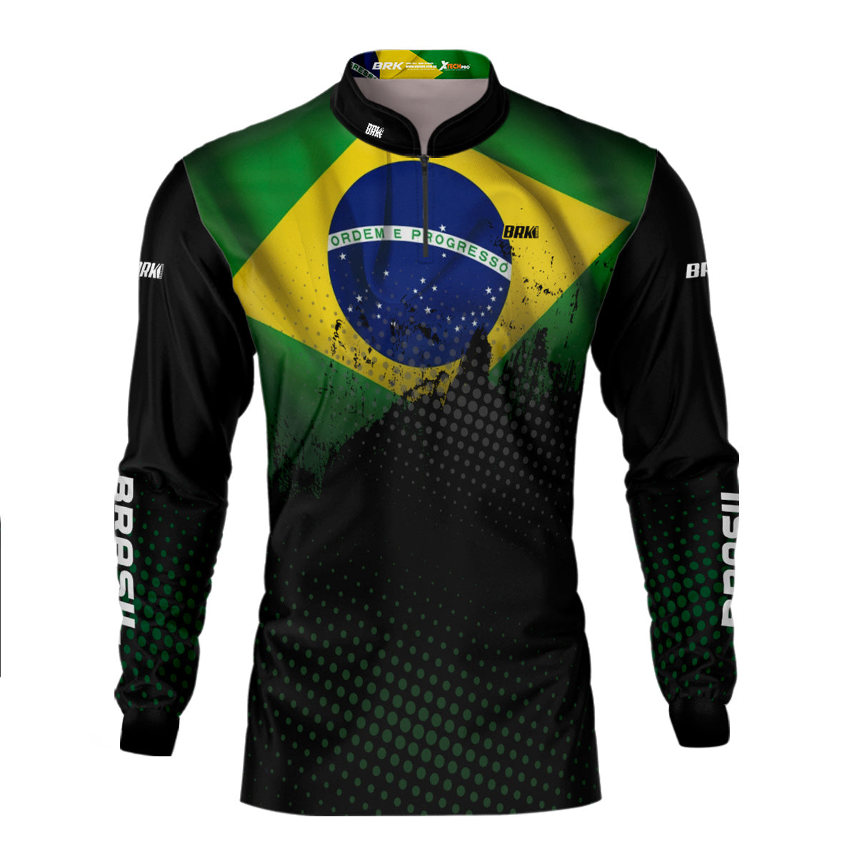 Camisa Agro Brk Brasil com Proteção Solar UV50+ - Brk Agro