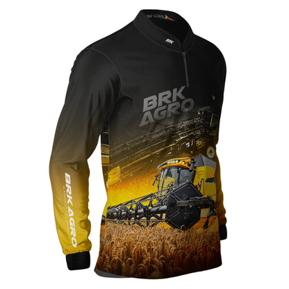 Camisa Agro Brk Colheitadeira CR11 com Proteção Solar UV50+ - Brk Agro