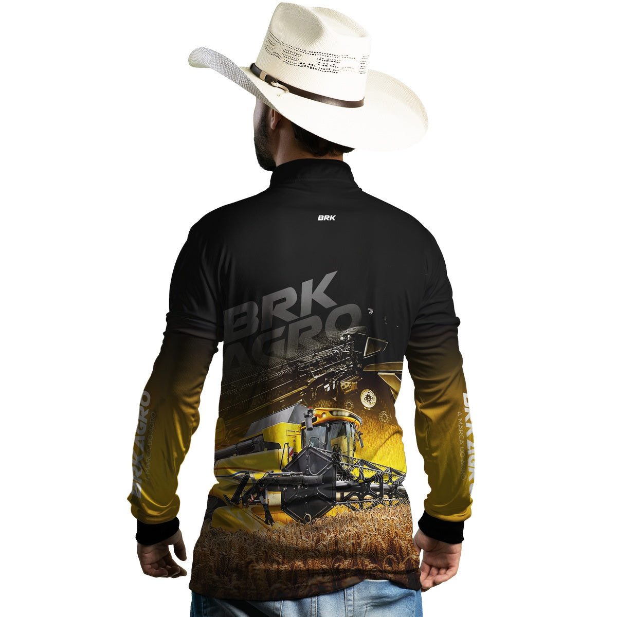 Camisa Agro Brk Colheitadeira CR11 com Proteção Solar UV50+ - Brk Agro