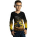 Camisa Agro Infantil Brk Colheitadeira CR11 com Proteção Solar UV50+ - Brk Agro