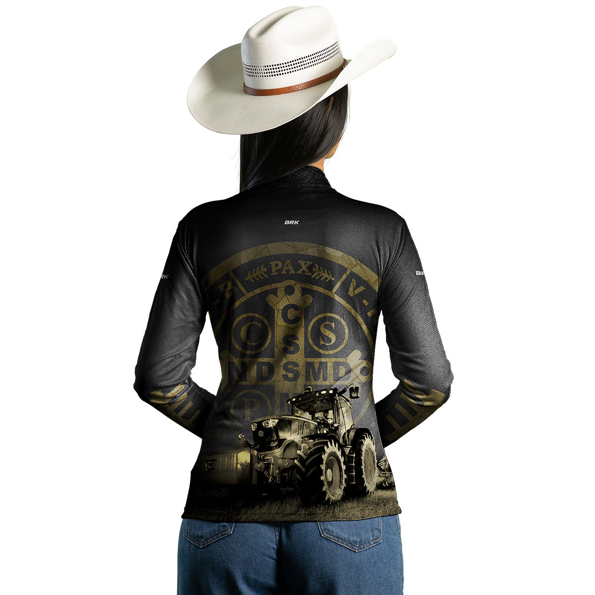 Camisa Feminina Agro  Brk Medalhão São Bento com UV50+ - Brk Agro