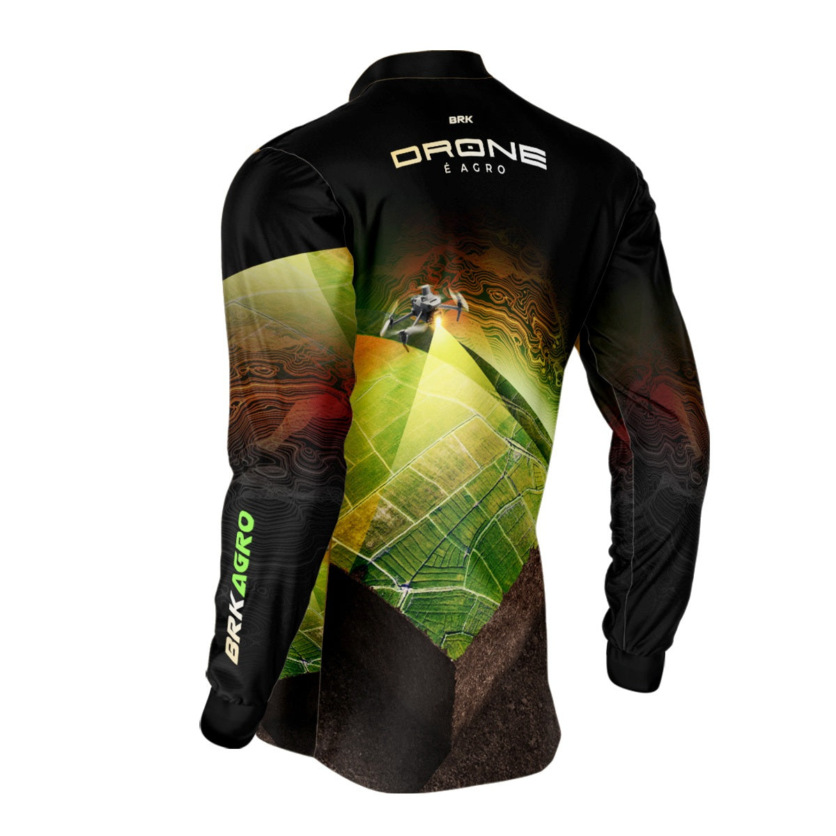 Camisa Agro Brk Drone de Mapeamento com Proteção Solar UV50+ - Brk Agro