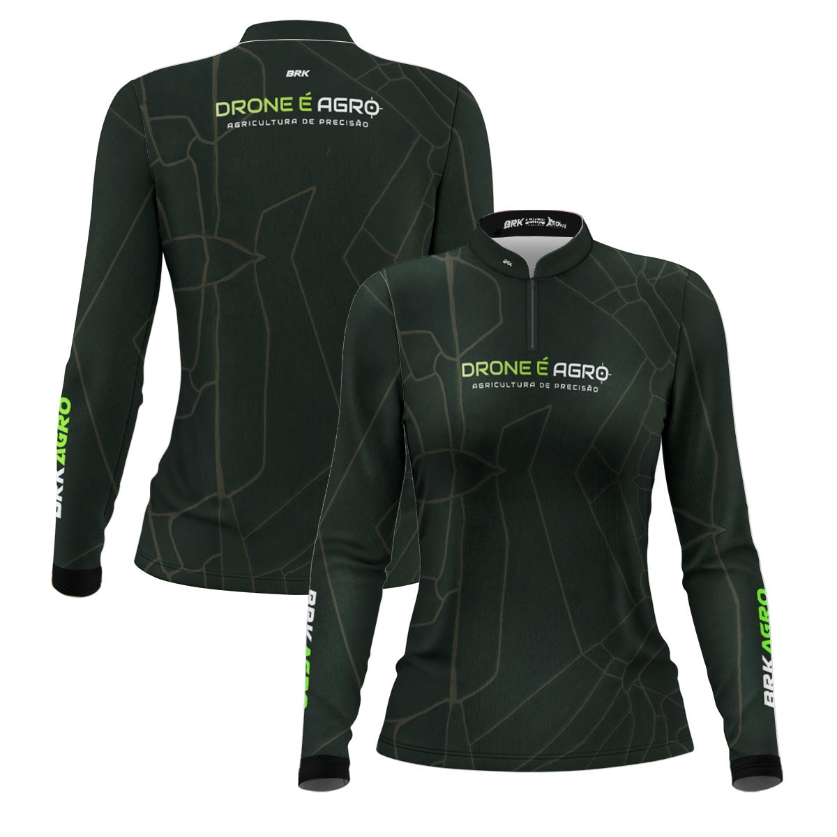 Camisa Agro Feminina Brk Agricultura de Precisão com Proteção Solar UV50+ - Brk Agro