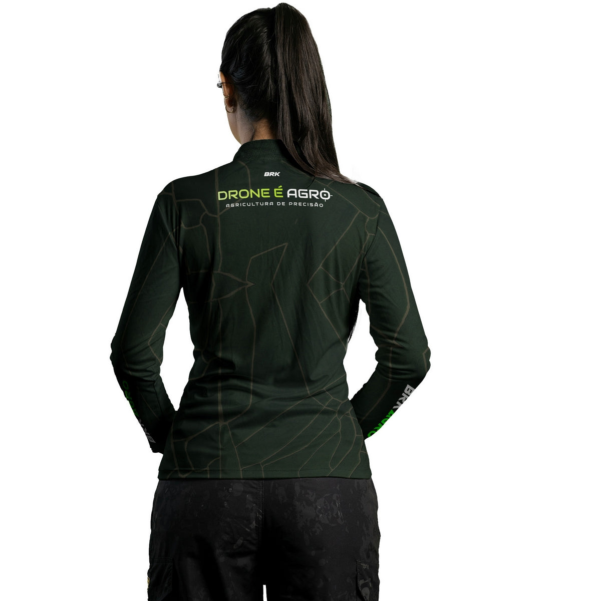 Camisa Agro Feminina Brk Agricultura de Precisão com Proteção Solar UV50+ - Brk Agro
