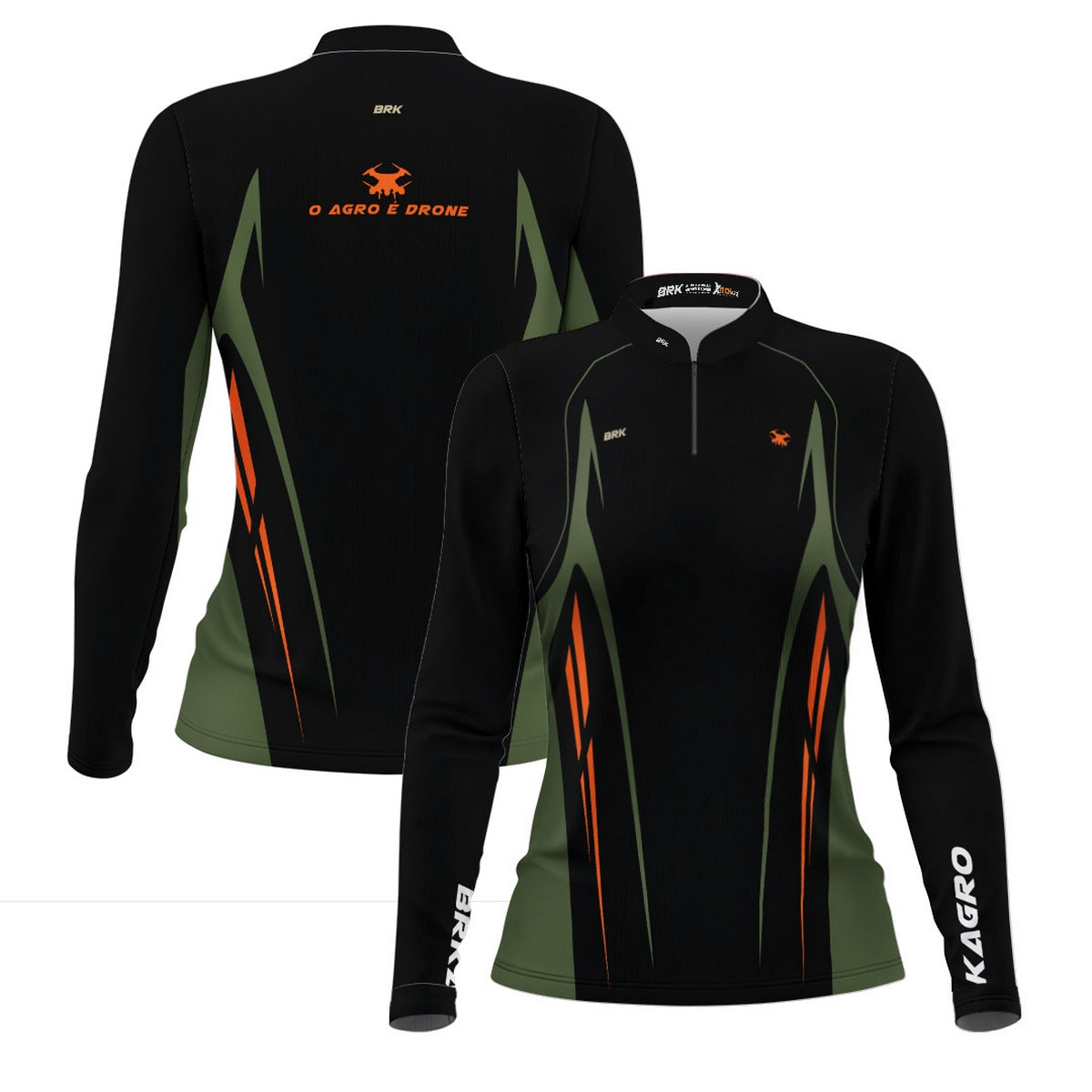 Camisa Agro Feminina Brk O Agro é Drone com Proteção Solar UV50+ - Brk Agro