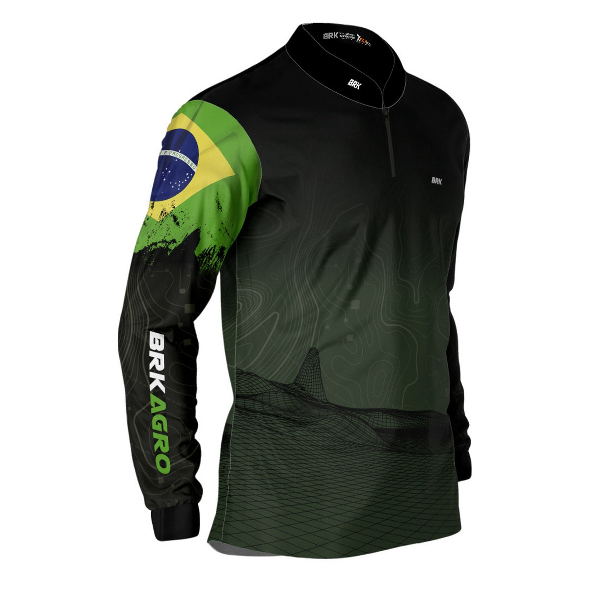 Camisa Agro Brk Topografia Hightech com Proteção Solar UV50+ - Brk Agro