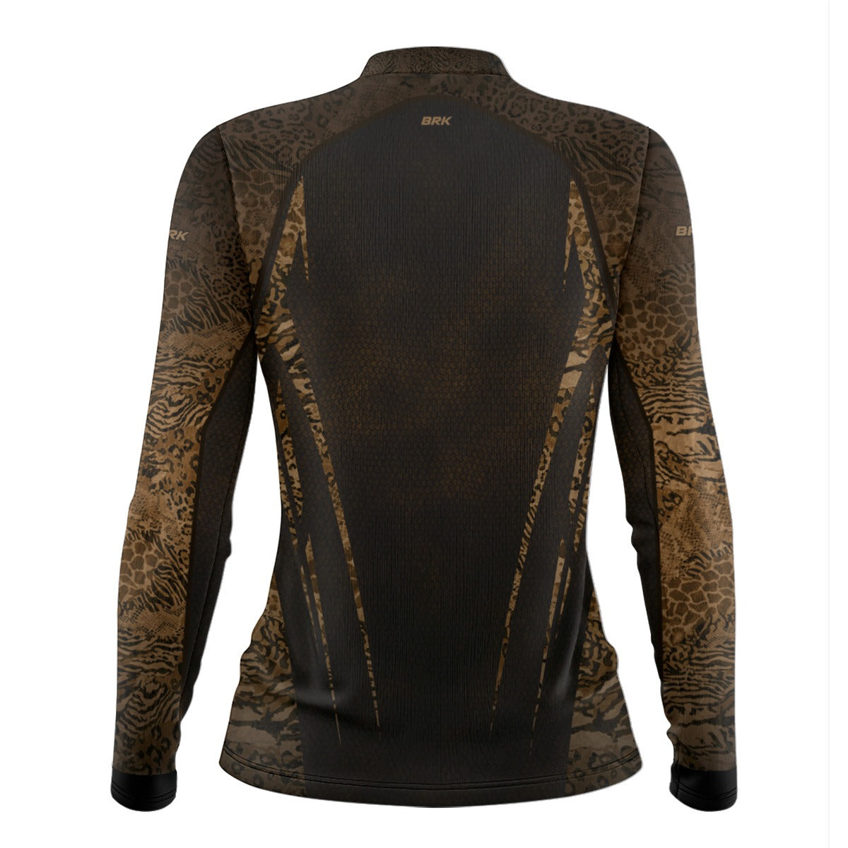 Camisa Agro Feminina Brk Camuflada Animal Print com Proteção Solar UV50+ - Brk Agro