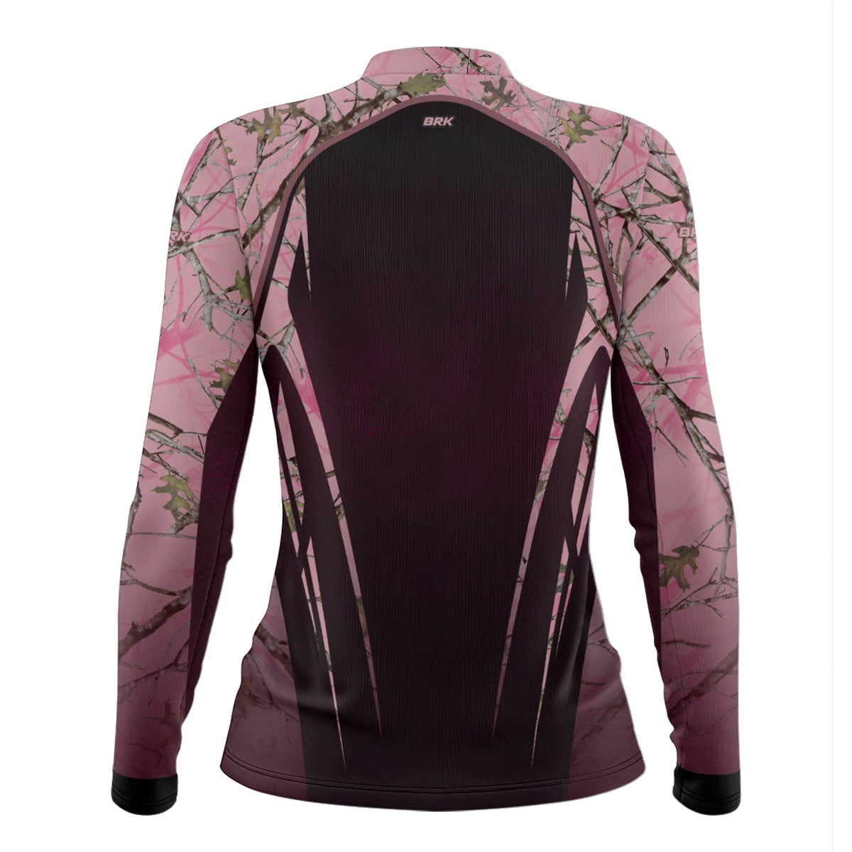 Camisa Agro Feminina Brk Camuflada Rosa com Proteção Solar UV50+ - Brk Agro